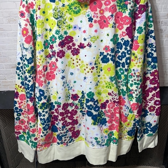 Champion Floral Print Campus Moisture Wick Athleisure Hoodie Zip Up Sport Jacket - Picture 10 of 13